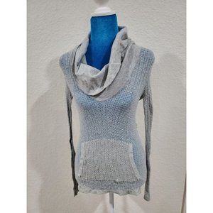 Moda International Lightweight Gray Knit Sweater Size XS